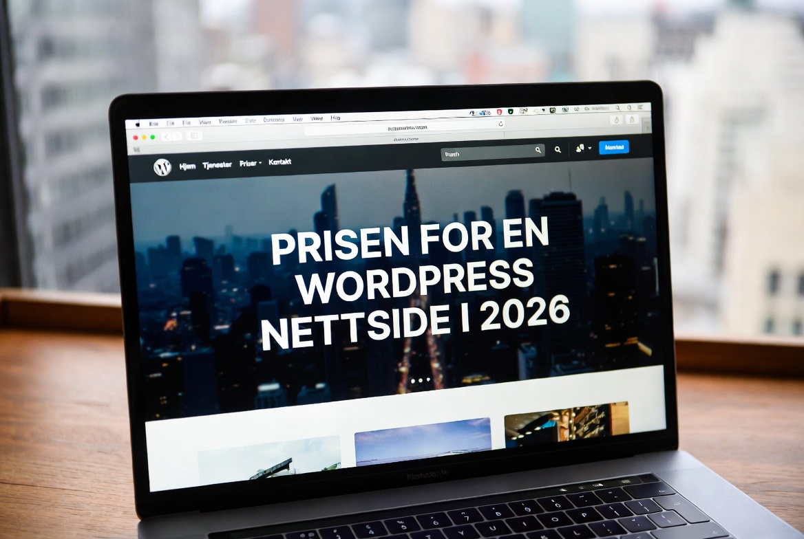 Prisen for en WordPress nettside i 2026